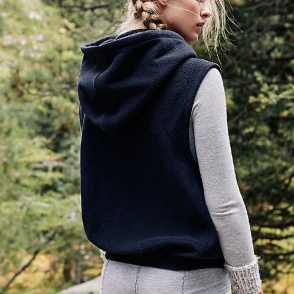 FP Movement by Free People Black Hooded Vest